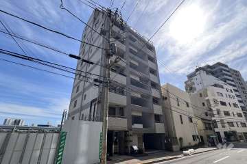 アビテ蔵前リバーサイドの外観（北西側から）
