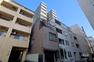 ユニオンパレス御徒町の外観(南西側から)