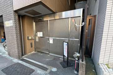 駐輪場の出入り口