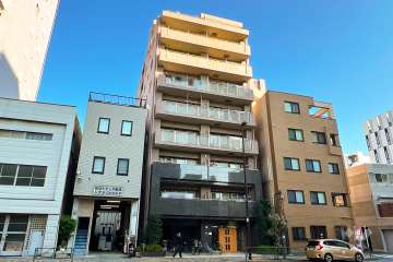 クリオ東浅草の外観（北西側から）