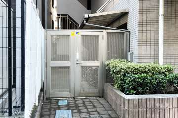 駐輪場の出入り口