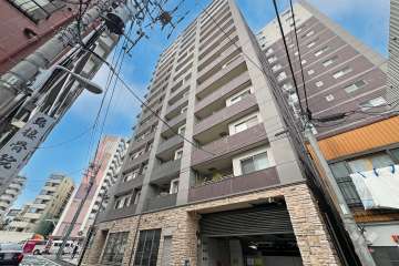 グローベルザステーション三ノ輪の外観（南東側から）
