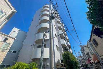 フィオリーシェ東浅草の外観（北西側から）