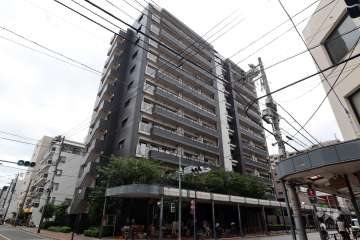 サンクタス浅草レジデンスの外観(北西側から)