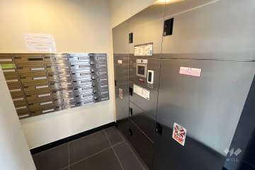 共用ポストと宅配ボックス