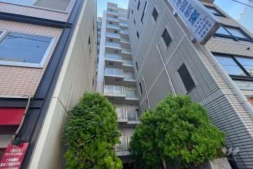 プレールドゥーク東京EAST5の外観（北東側から）