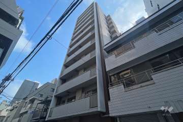 日神パレステージ田原町の外観（南西側から）