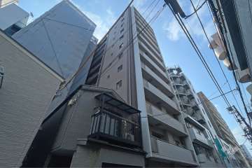 日神パレステージ田原町の外観（北西側から）