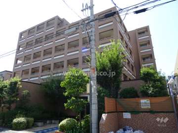 ロイヤル芦屋リベルテの外観（北西側から）