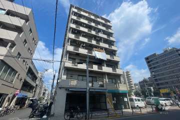 エスポワール入谷の外観（南西側から）