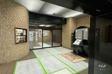 エントランスはオートロック付きです。　