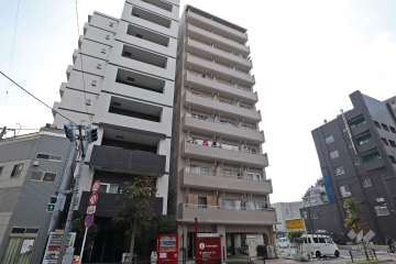 根岸武蔵野マンションの外観(北西側から)