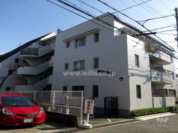 コスモ住吉川の外観（北西側から）