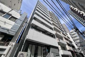 蔵前シティハイツの外観（南西側から）