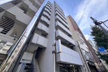 蔵前シティハイツの外観（北東側から）