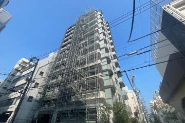 コージーコート上野御徒町2の外観（西南側から）