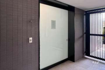 駐輪場の出入り口