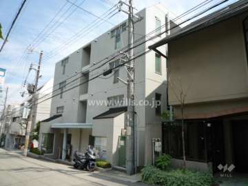 夙川羽衣町パークハイム2の外観（北西側から）