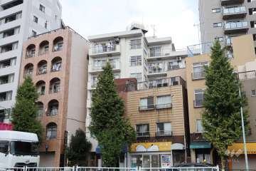 ルックハイツうぐいす谷の外観(南東側から)