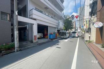 敷地東側の前面道路　