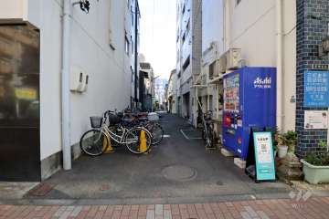 敷地北側の前面道路