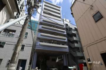 シルクハットハイツの外観(北西側から)