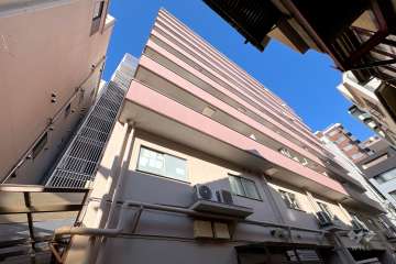 雷門永谷マンションの外観（南西側から）