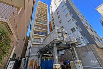 蔵前コヤマハイツの外観(南東側から）