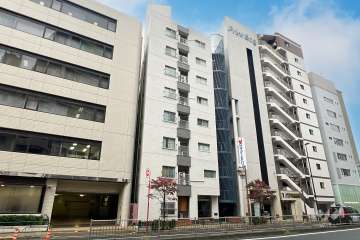 池之端永谷コーポラスの外観（西側から）