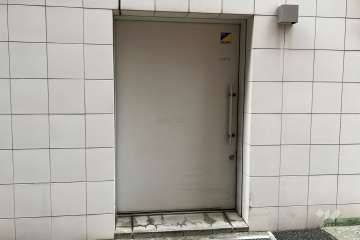 駐輪場の出入り口