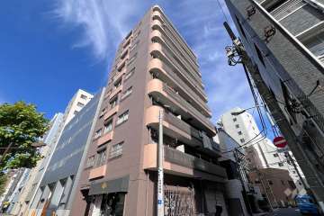 シンエイマンション蔵前の外観（南西側から）