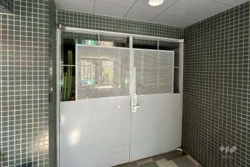 駐輪場の出入り口