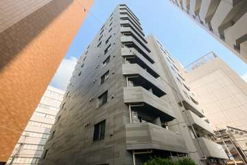 プレミアムキューブジー上野の外観（南東側から）