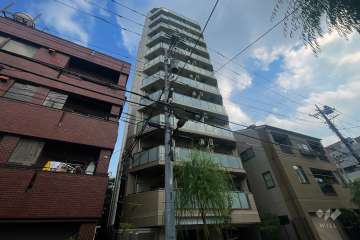 スプレスター上野根岸の外観（南西側から）