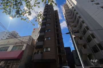 オープンレジデンシア上野松が谷の外観（北西側から）