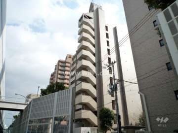 クラージュ東灘の外観（北西側から）