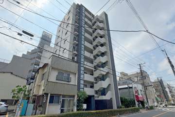 エグザ三ノ輪アヴェニールの外観（北側から）