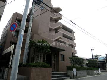 コスモ住吉川西の外観（北東側から）