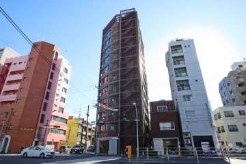 ライオンズ東京三ノ輪ミレスの外観（北西側から）
