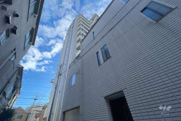 メイクスデザイン三ノ輪の外観（北西側から）