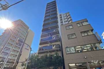 ステージグランデ秋葉原の外観（東側から）