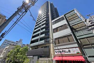 ブリリア上野ガーデンの外観（北東側から）