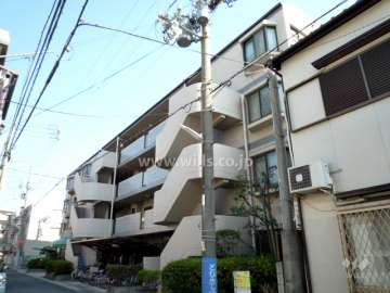 エンゼルハイム東灘の外観（北西側から）