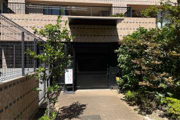 駐輪場の出入り口