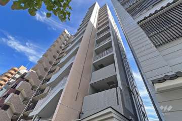 グランドメゾン浅草花川戸の外観（北西側から）