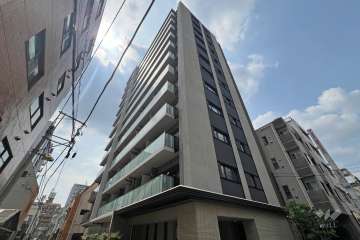 クレヴィア上野御徒町の外観（北東側から）