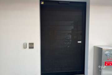 駐輪場の出入り口