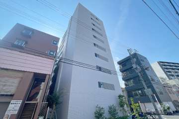 プロスタイルウェルス南千住メディフィスの外観（東側から）