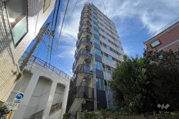 クラスタ台東根岸の外観（北東側から）