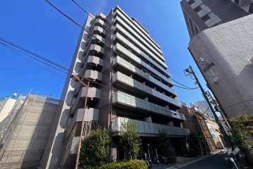 エルフォルテ東京EASTの外観（北西側から）